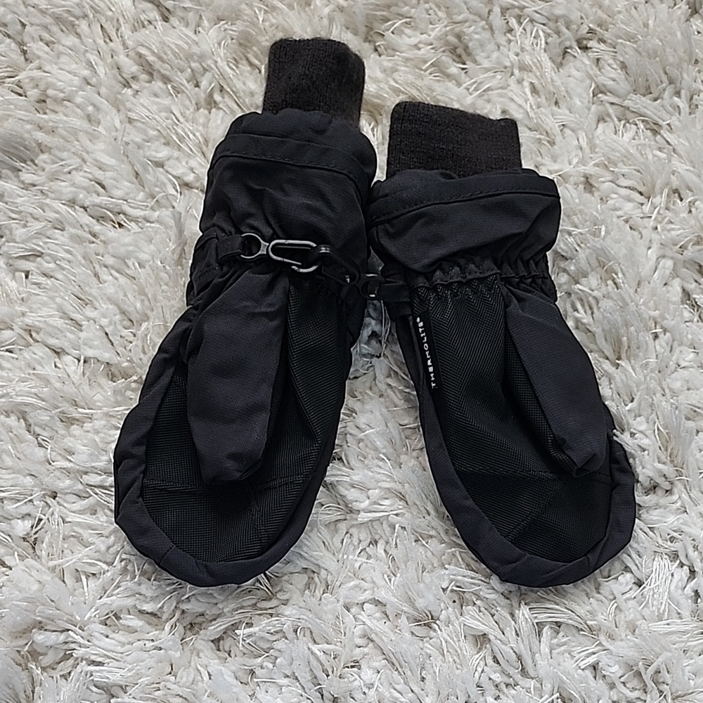 The Children Place Cozy Gray Winter Mittens 24mos To 4T